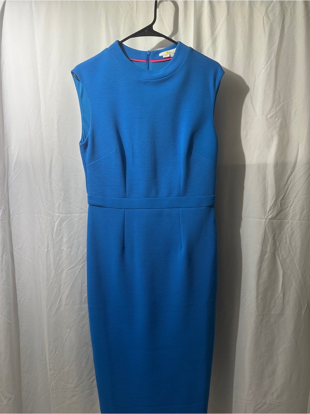 Boden Sleeveless Blue Sheath Dress